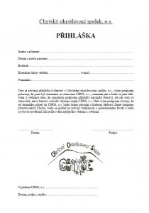Přihláška do CHOS